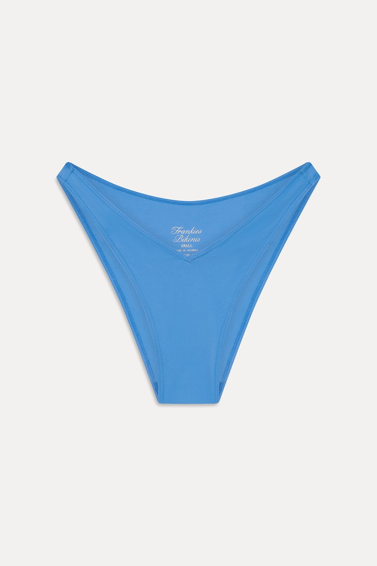 Harper Cheeky Bikini Bottom - Azure | Frankies Bikinis