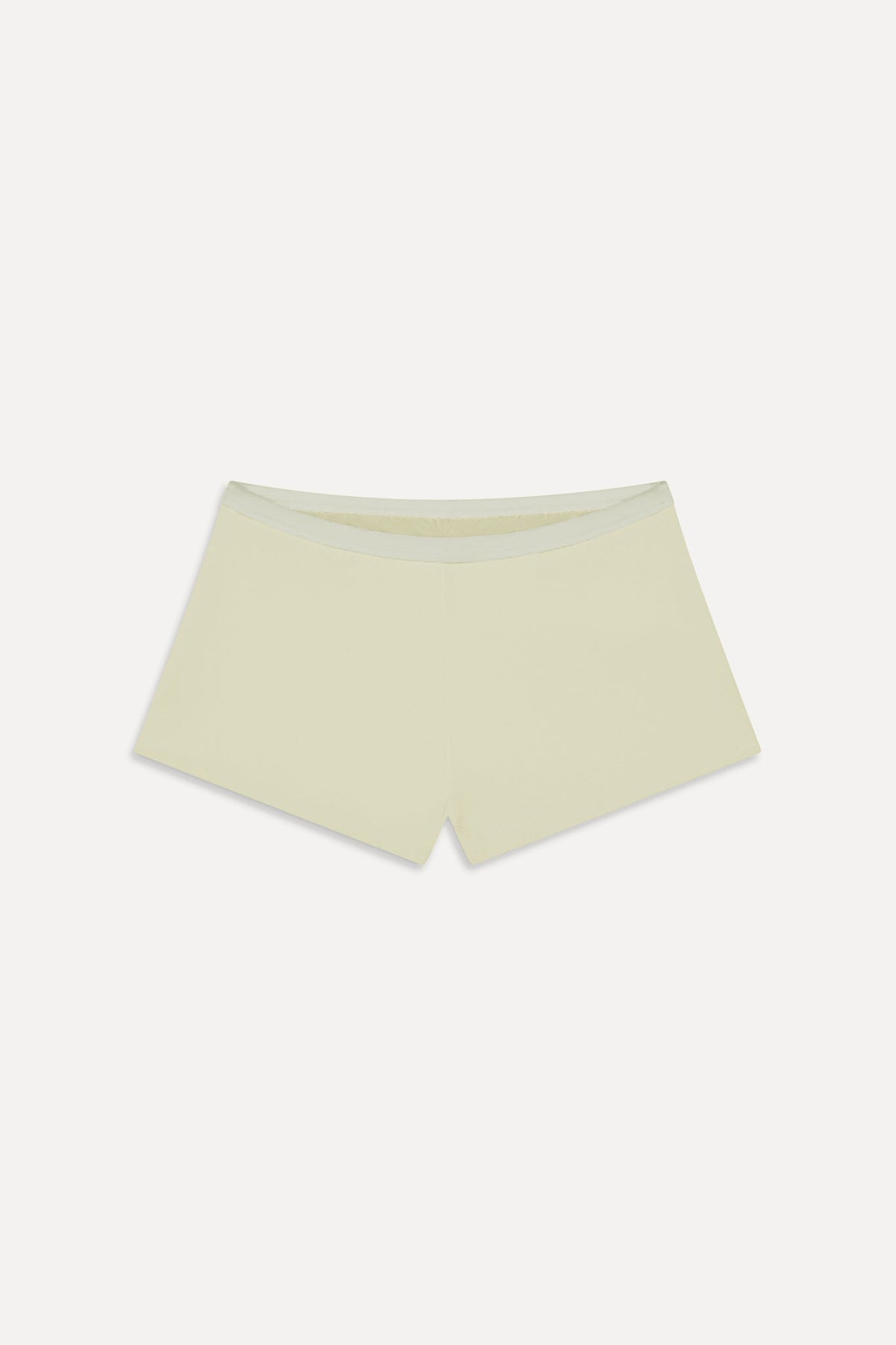 Caster Terry Cheeky Boy Shorts - Lemon | Frankies Bikinis