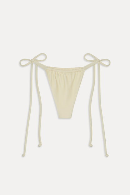 Tia Terry Skimpy Bikini Bottom - Lemon | Frankies Bikinis