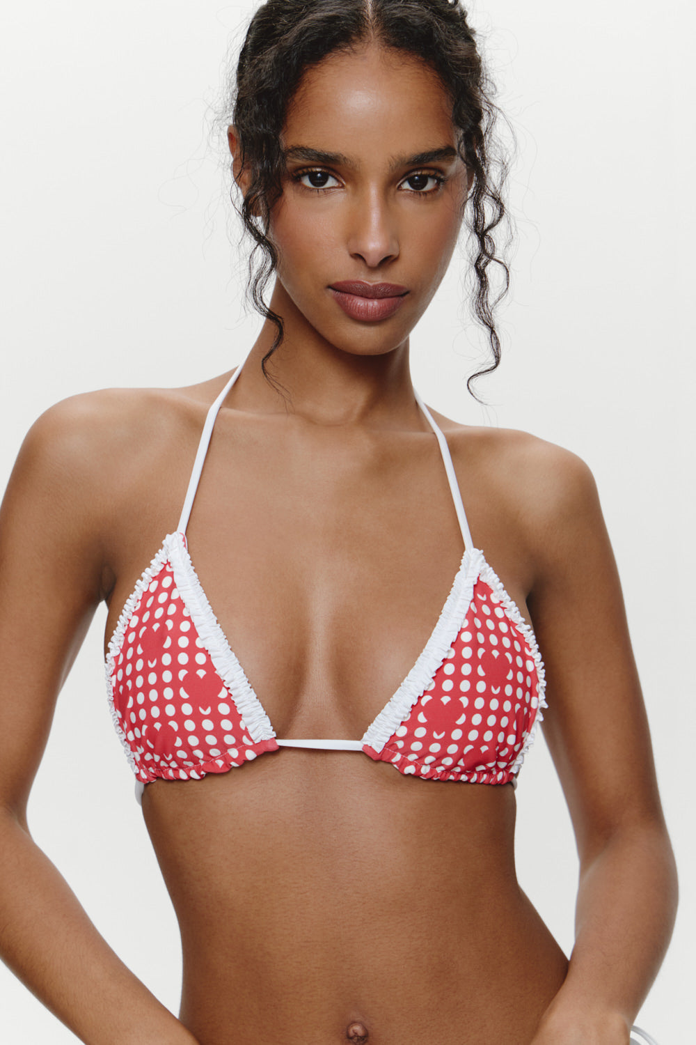 Nick Triangle Halter Bikini Top - Cupid | Frankies Bikinis