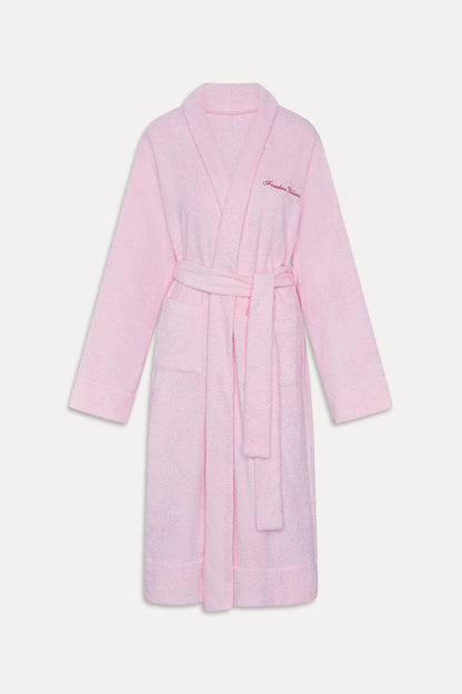 Valentine Terry Robe - Bouquet Pink | Frankies Bikinis