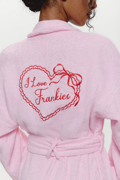 Valentine Terry Robe - Bouquet Pink | Frankies Bikinis