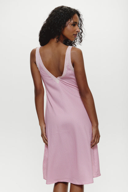 Memory Lane Satin Midi Dress - Love Drop | Frankies Bikinis