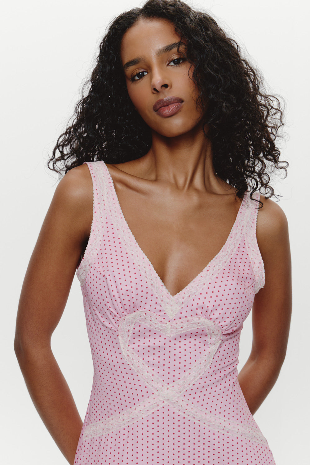 Memory Lane Satin Midi Dress - Love Drop | Frankies Bikinis