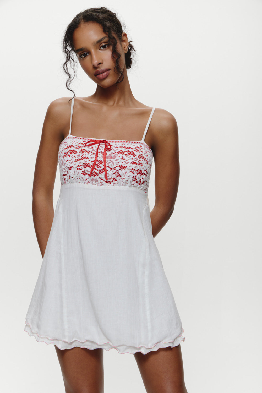 Imani Cotton Mini Dress - Sweet Bloom | Frankies Bikinis