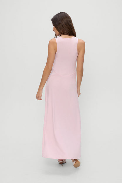 Eva Embroidered Maxi Dress - Ballerina | Frankies Bikinis