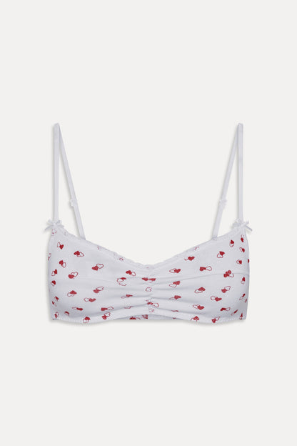 Lulu Cotton Bralette - Sunday Love | Frankies Bikinis