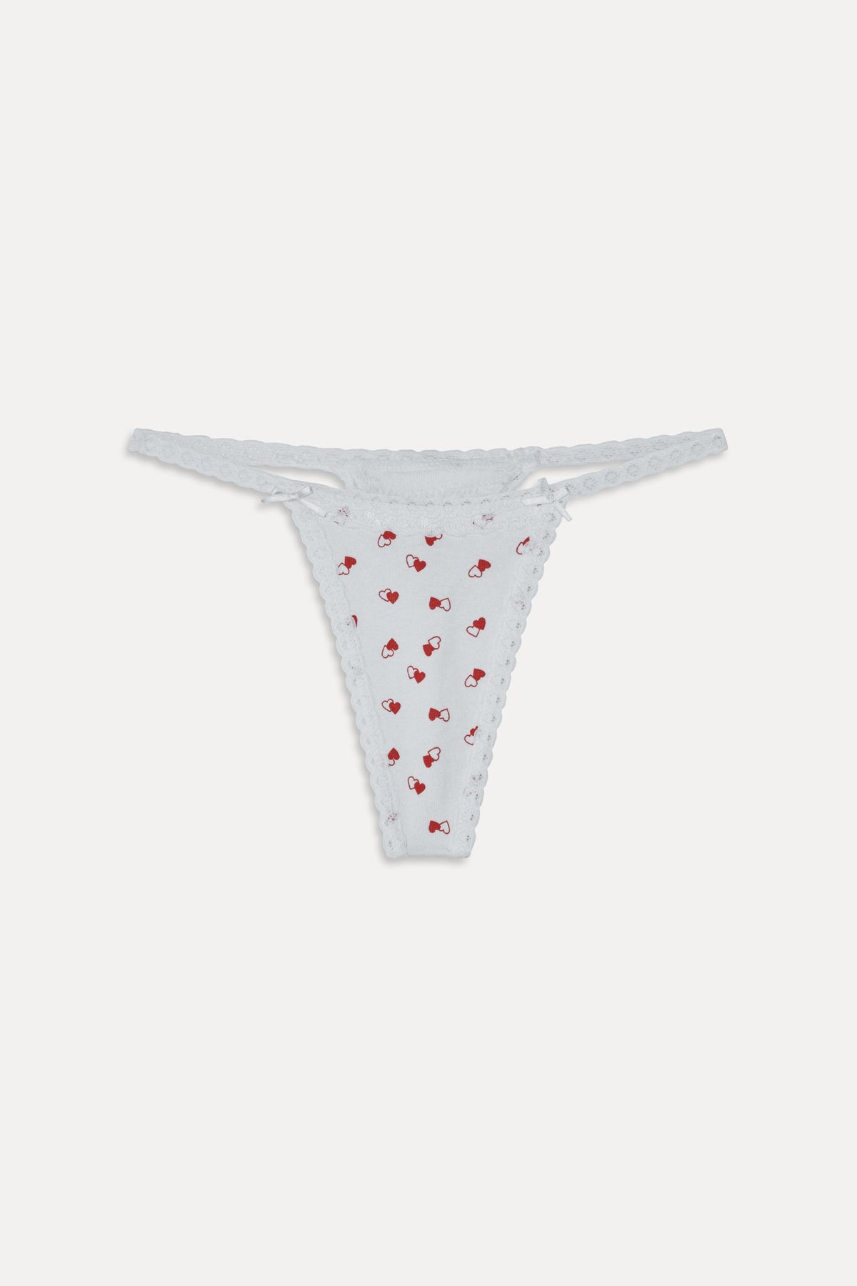 Lulu Cotton Thong - Sunday Love | Frankies Bikinis