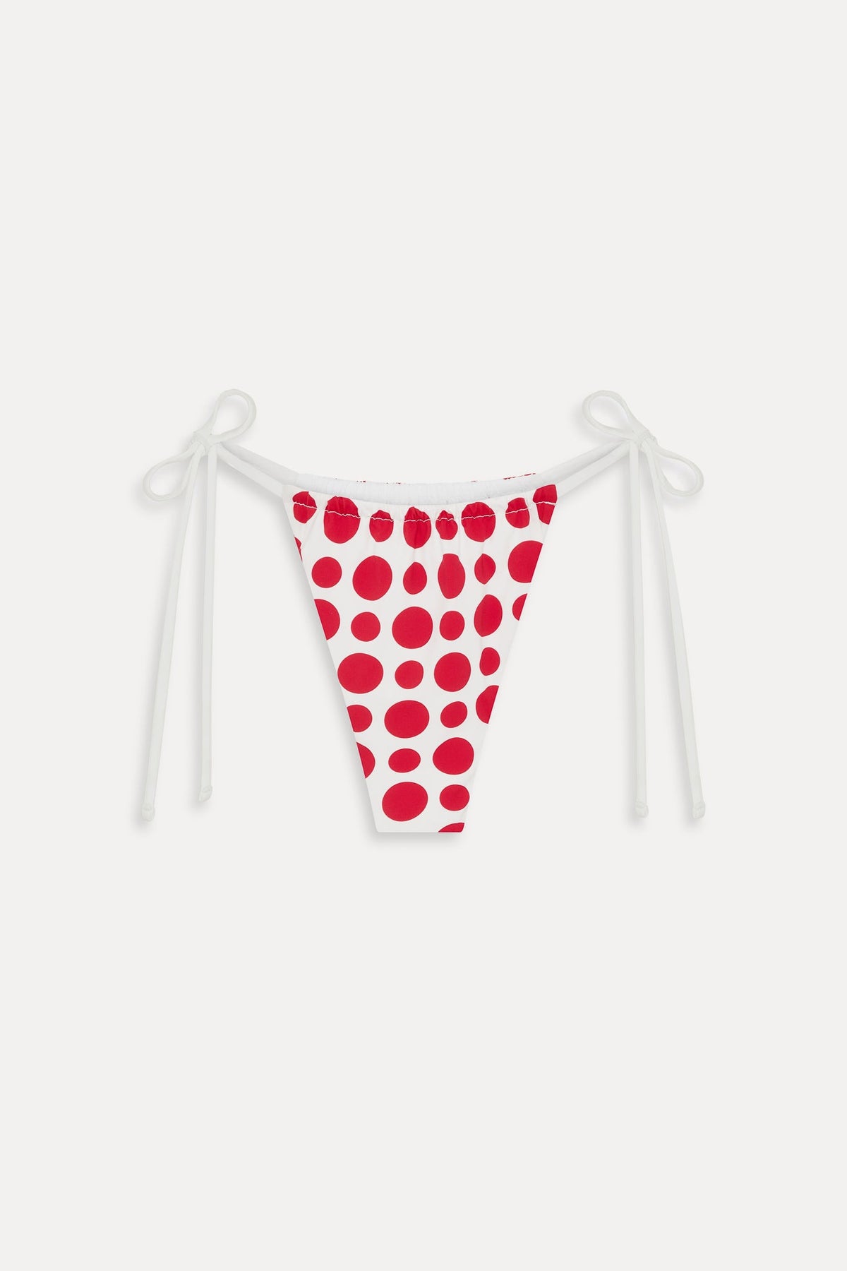 Tia Skimpy String Bikini Bottom - Red Dottie | Frankies Bikinis