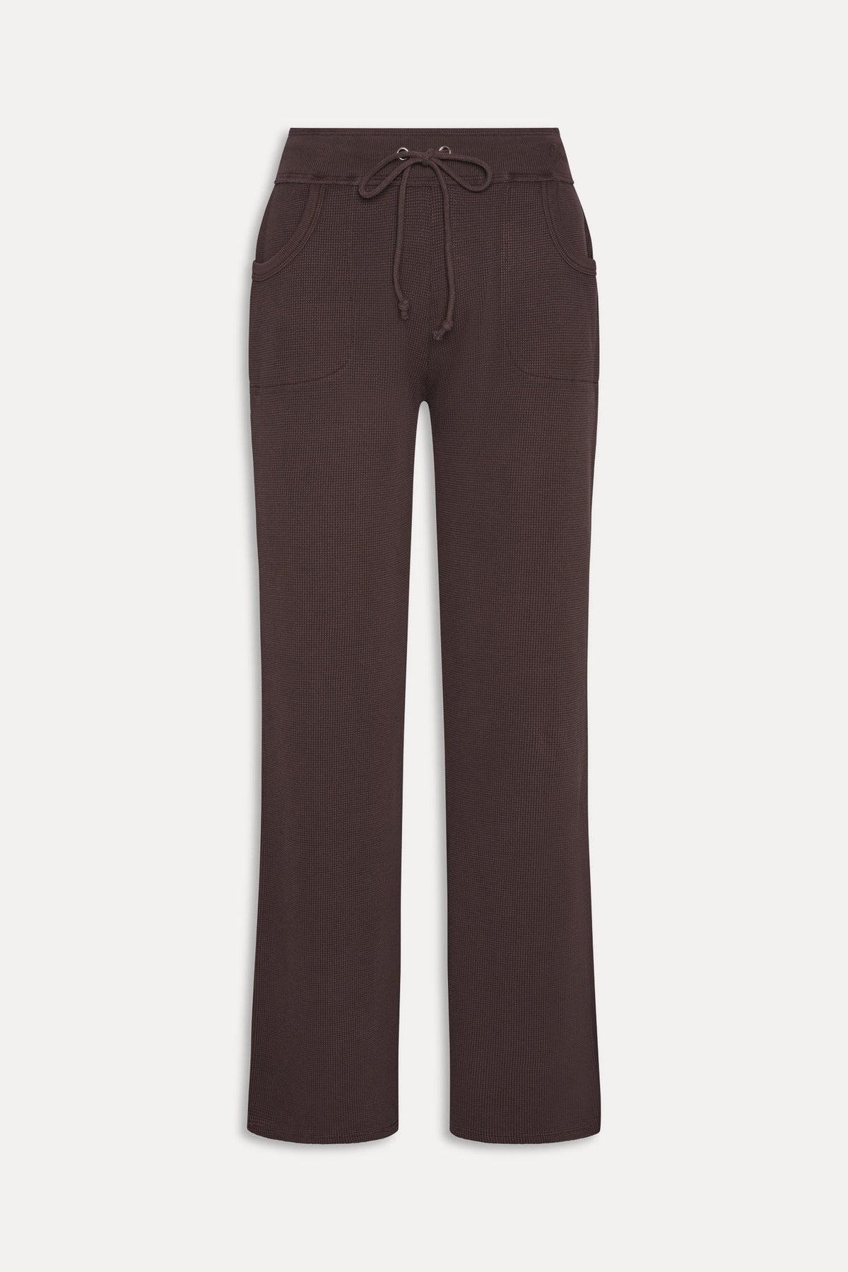 Emma Thermal Low Rise Pants - Walnut | Frankies Bikinis