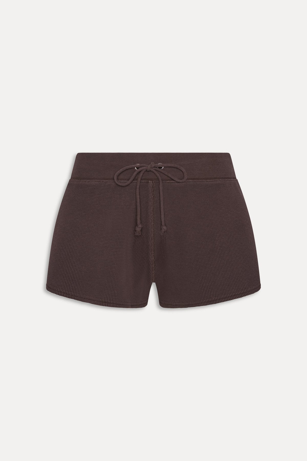 Noah Thermal Mini Shorts - Walnut | Frankies Bikinis