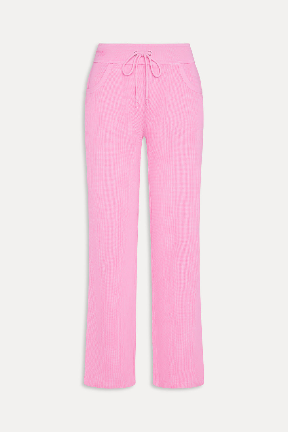 Emma Thermal Low Rise Pants - Blush | Frankies Bikinis