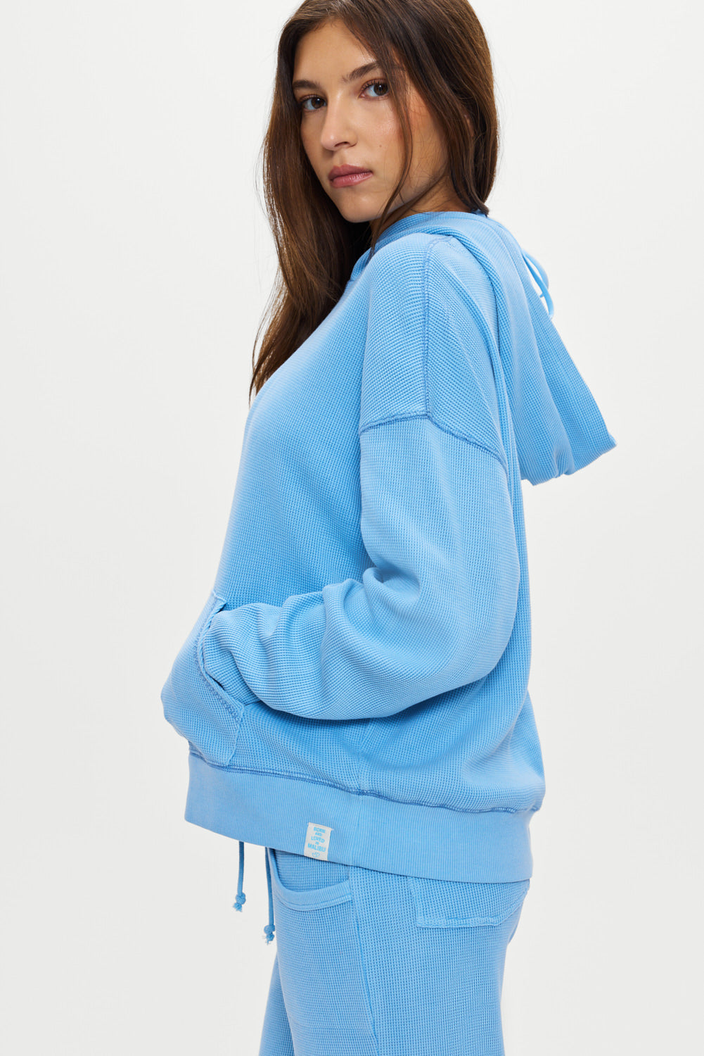 Haven Thermal Hoodie - Lullaby Sky | Frankies Bikinis