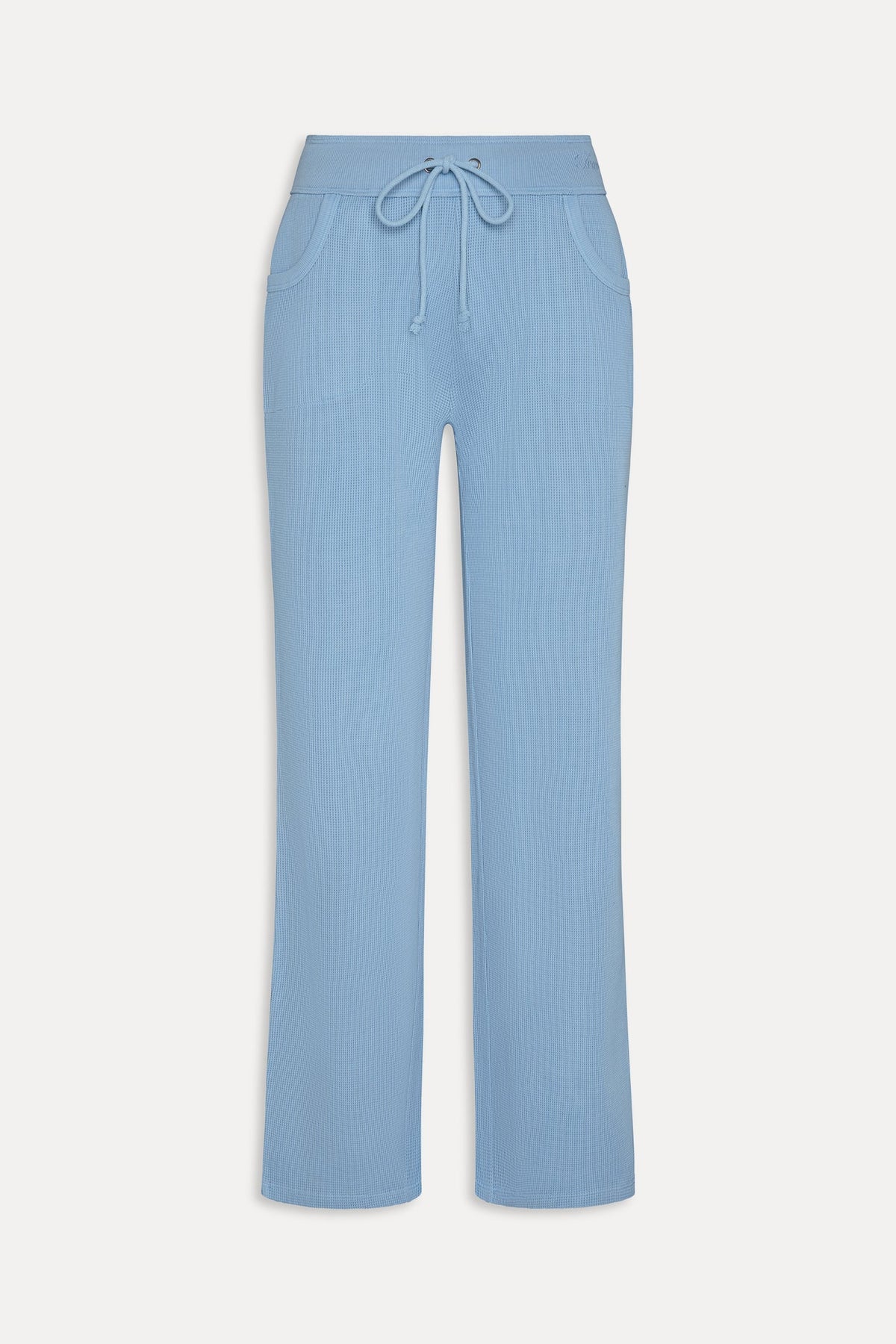 Emma Thermal Low Rise Pants - Lullaby Sky | Frankies Bikinis