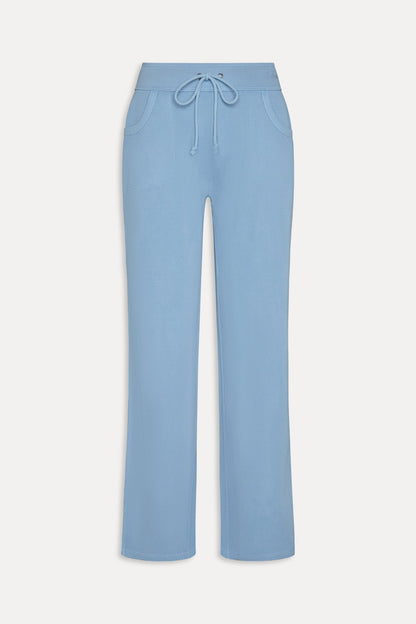 Emma Thermal Low Rise Pants - Lullaby Sky | Frankies Bikinis