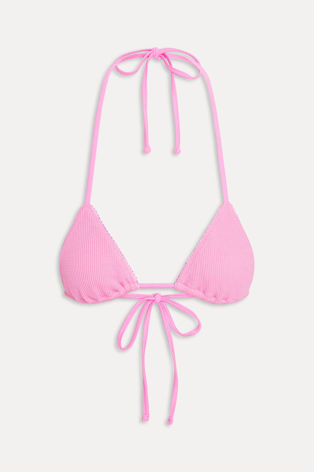 Nick Skimpy Triangle Bikini Top - Blush | Frankies Bikinis