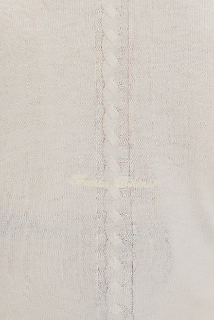 Sloane Knit Hoodie - Pillow | Frankies Bikinis
