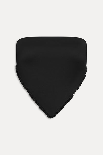 Harley Bandeau Bikini Top - Black | Frankies Bikinis
