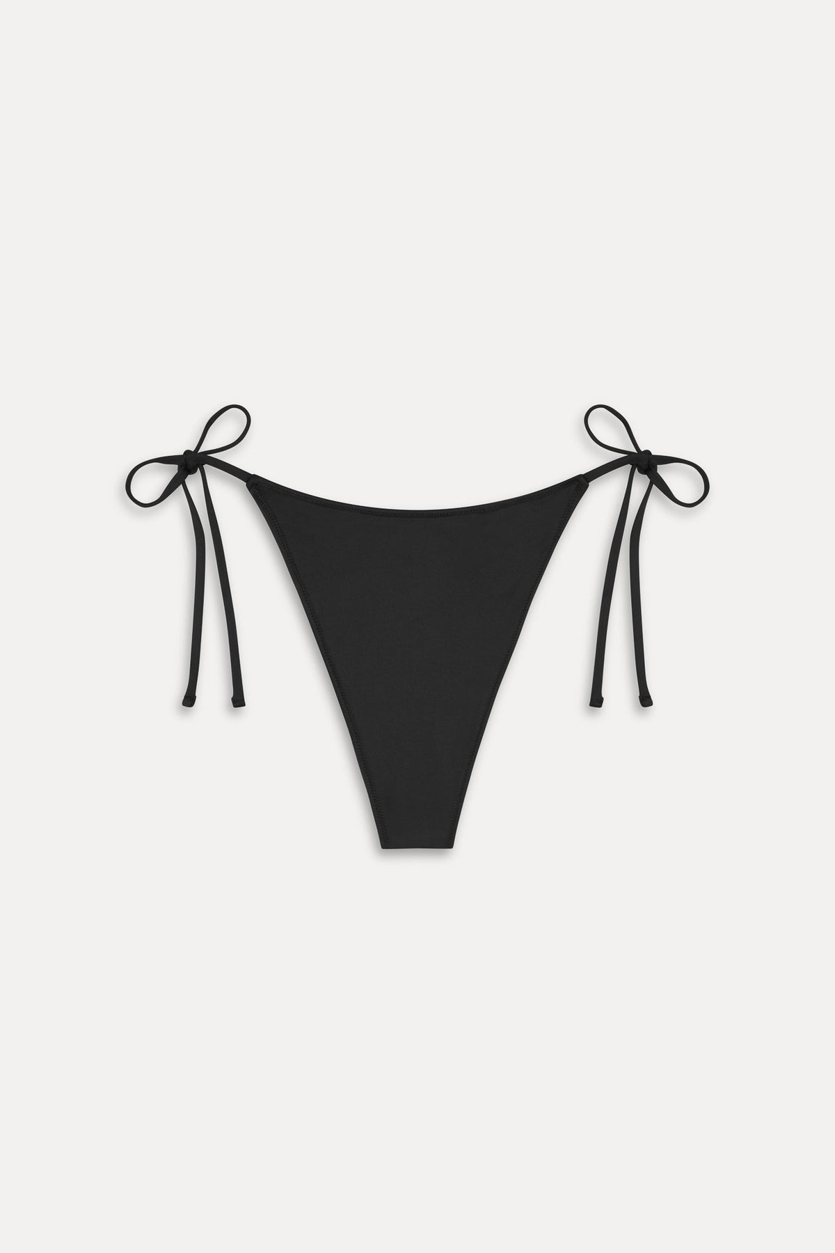 Romeo Cheeky String Bikini Bottom - Black | Frankies Bikinis