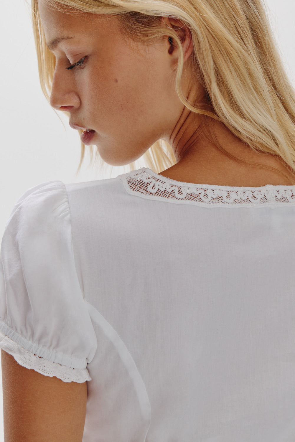 Ivy Cotton Mini Dress - White | Frankies Bikinis
