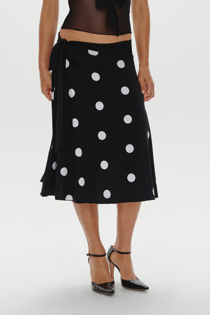 May Midi Skirt - Paris At Midnight | Frankies Bikinis