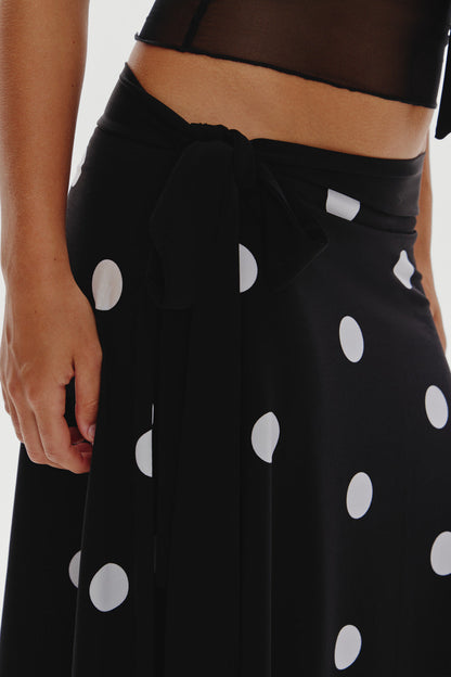 May Midi Skirt - Paris At Midnight | Frankies Bikinis