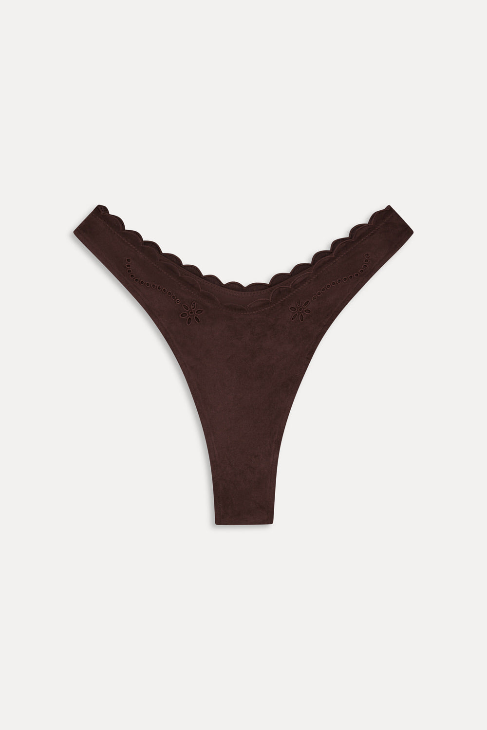Full Moon Suede Bikini Bottom - Desert Suede | Frankies Bikinis