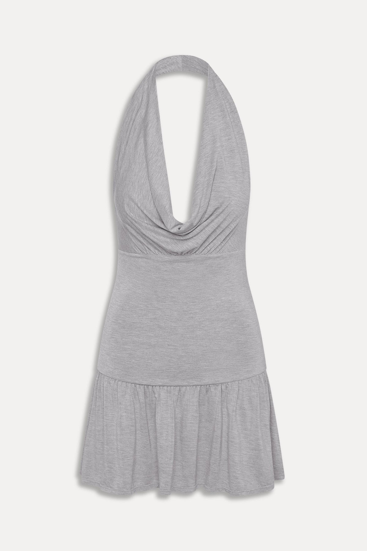 Bowery Cowl Neck Mini Dress - Riverbed | Frankies Bikinis