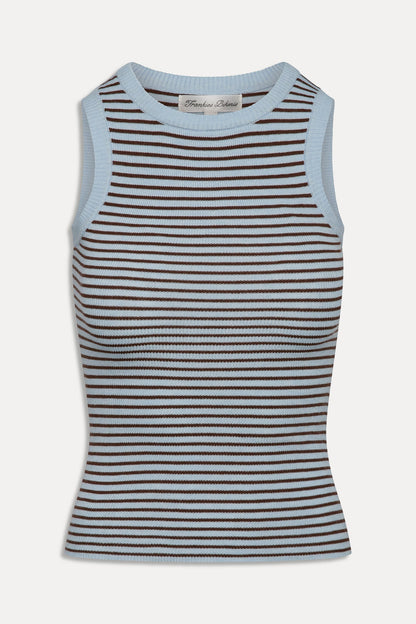 Cuddle Knit Tank Top - Montauk Stripe | Frankies Bikinis