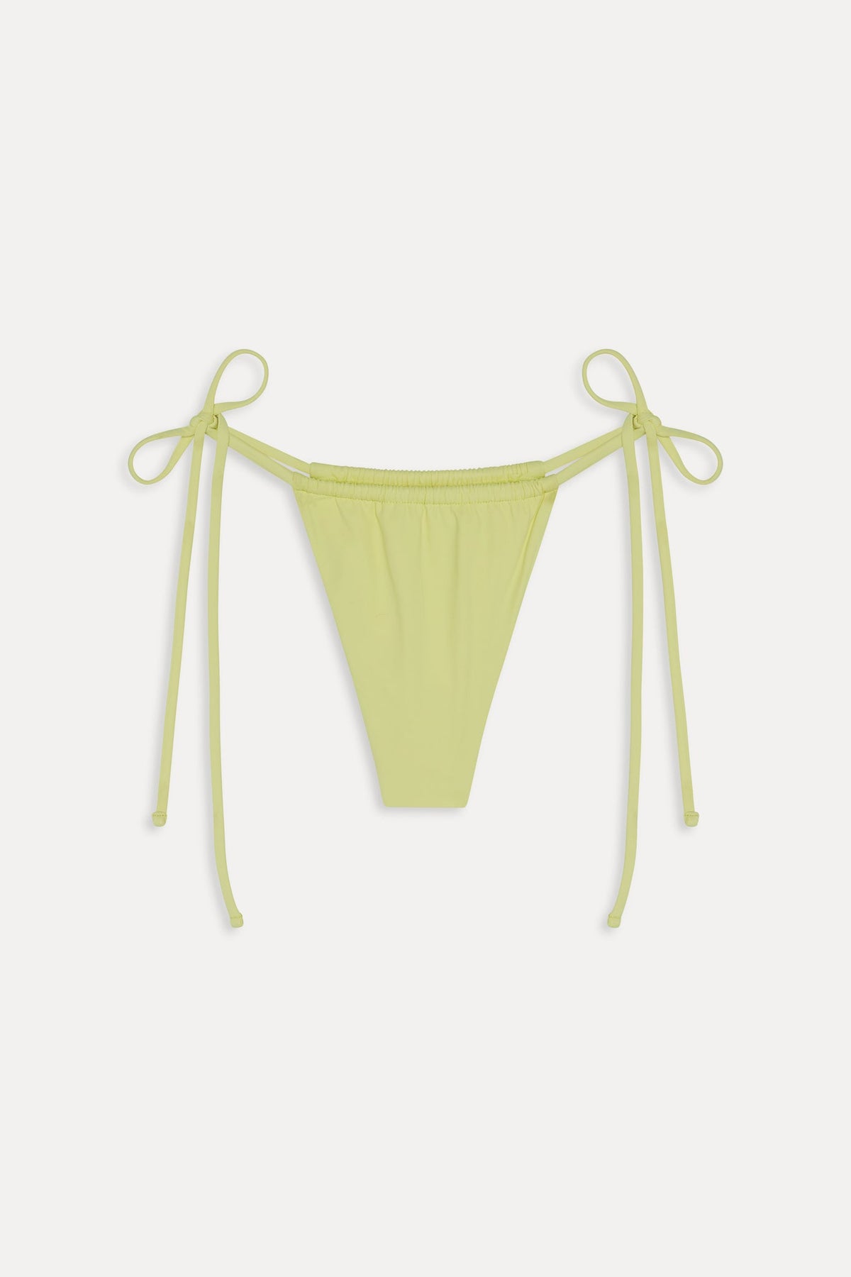 Tia Skimpy String Bikini Bottom - Yellow Mojito | Frankies Bikinis