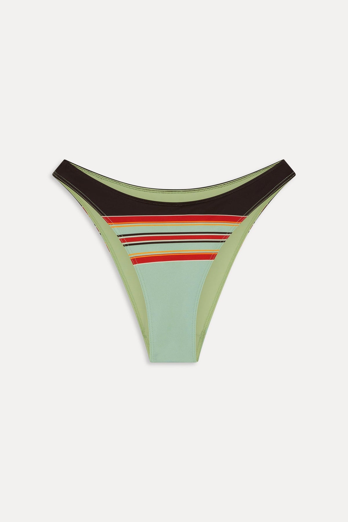 Dove Striped Bikini Bottom - Desert Dusk | Frankies Bikinis