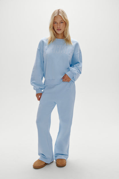 Travel Day Cotton Crewneck - Morning | Frankies Bikinis