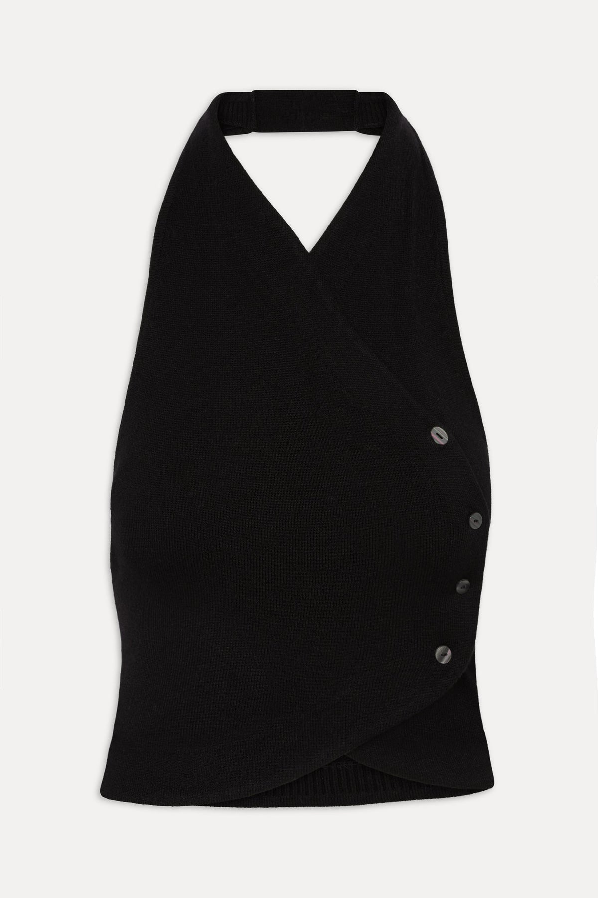 Ryder Knit Halter Top - Black | Frankies Bikinis