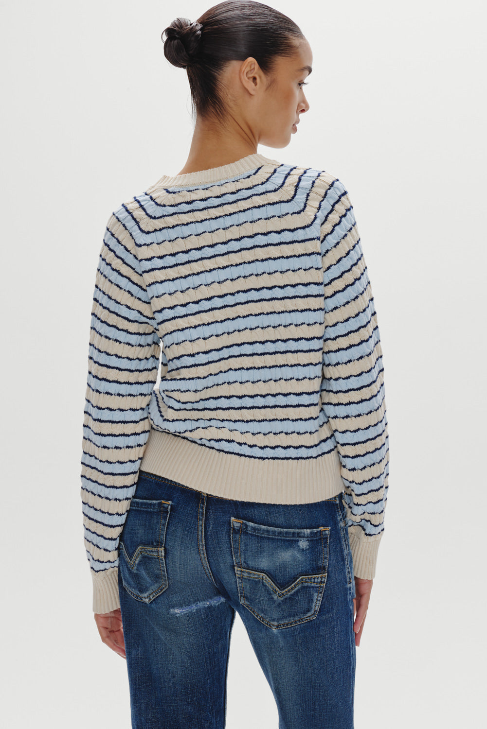 Piper Cotton Knit Sweater - Lighthouse | Frankies Bikinis
