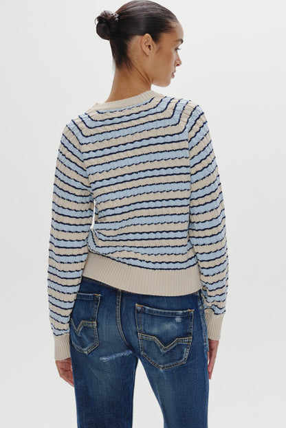 Piper Cotton Knit Sweater - Lighthouse | Frankies Bikinis