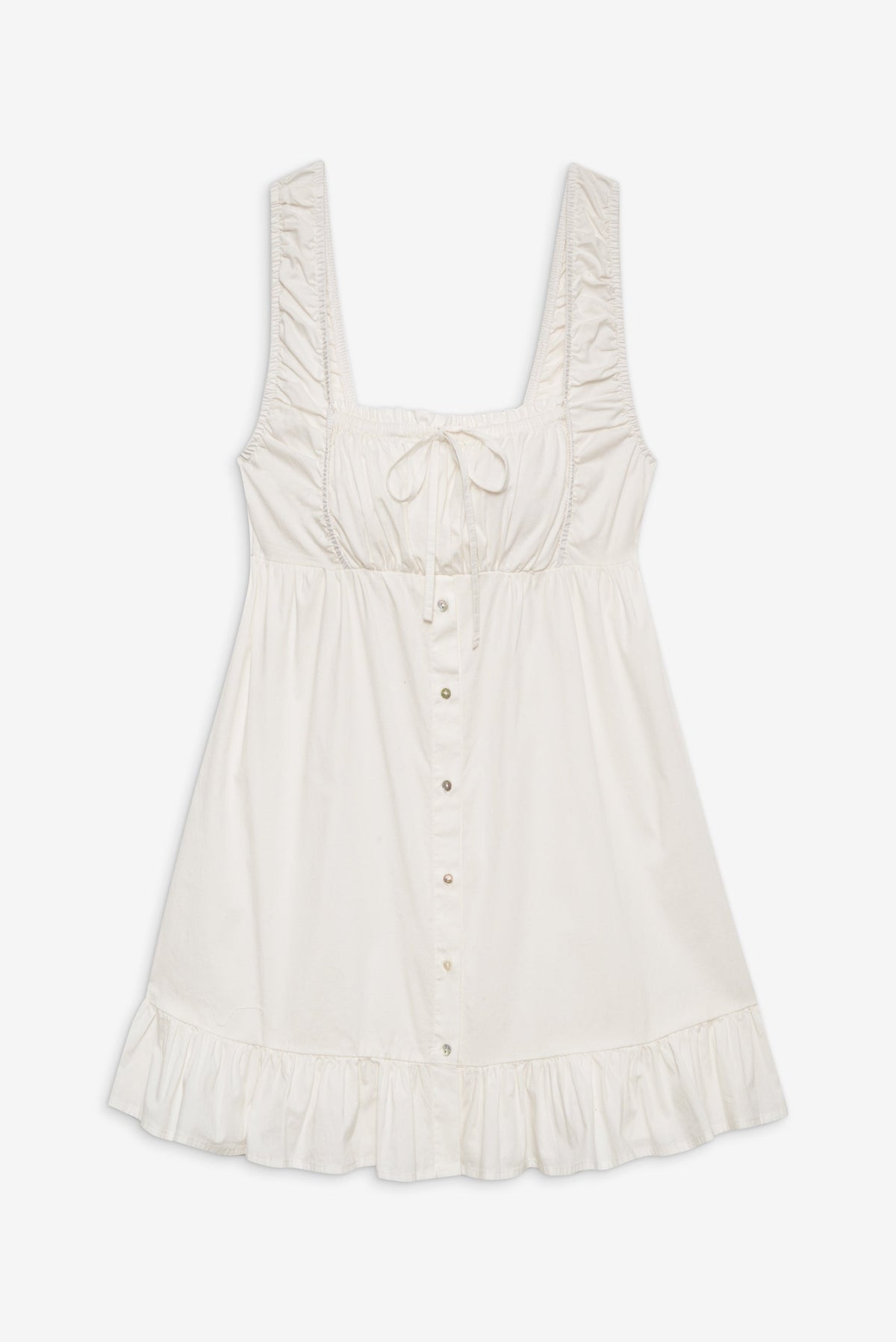 Marilyn Babydoll Dress - White | Frankies Bikinis