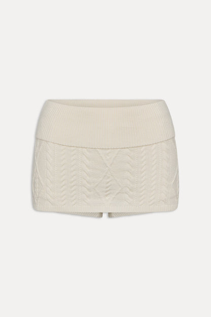 Briar Knit Mini Skort - Honeymoon | Frankies Bikinis
