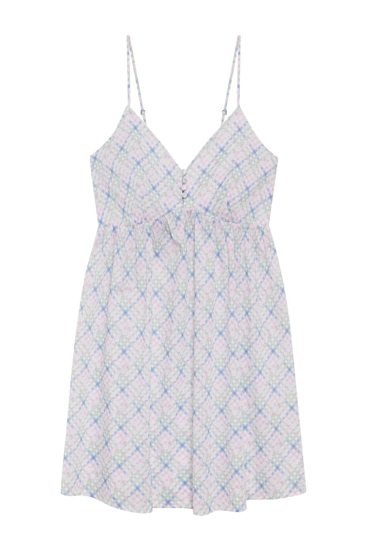 Airy Poplin Mini Dress - Cottage Meadow | Frankies Bikinis