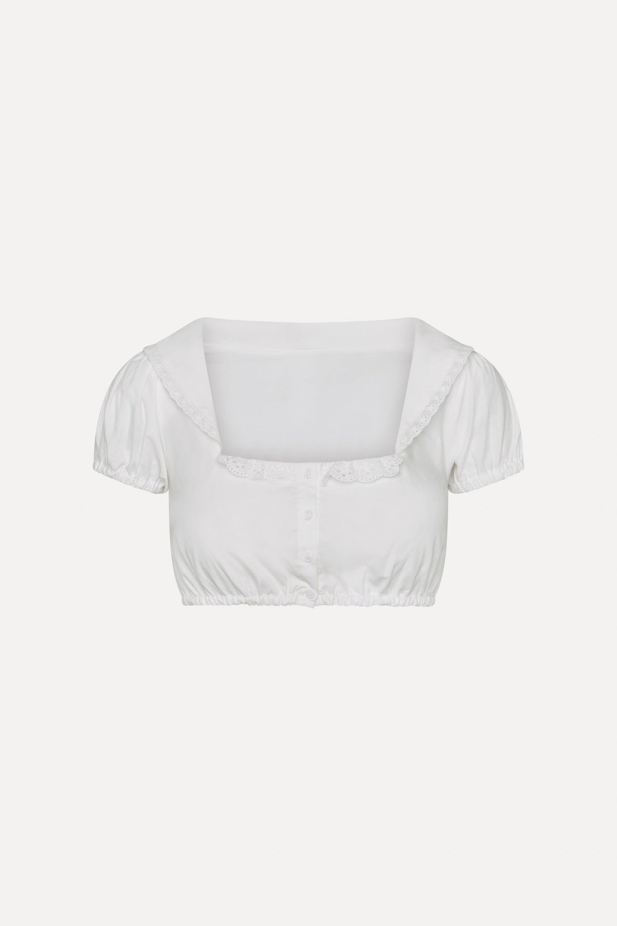 x BELLA HADID Little Miss Top - White | Frankies Bikinis