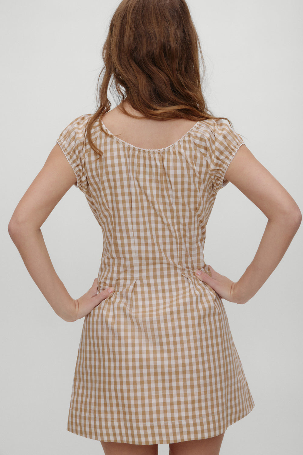x BELLA HADID Mustang Mini Dress - Rodeo Gingham | Frankies Bikinis
