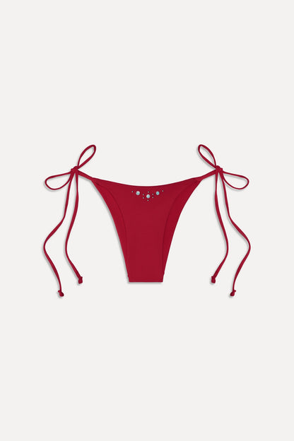 x OREBELLA Mackenzie String Bikini Bottom - Valentine | Frankies Bikinis