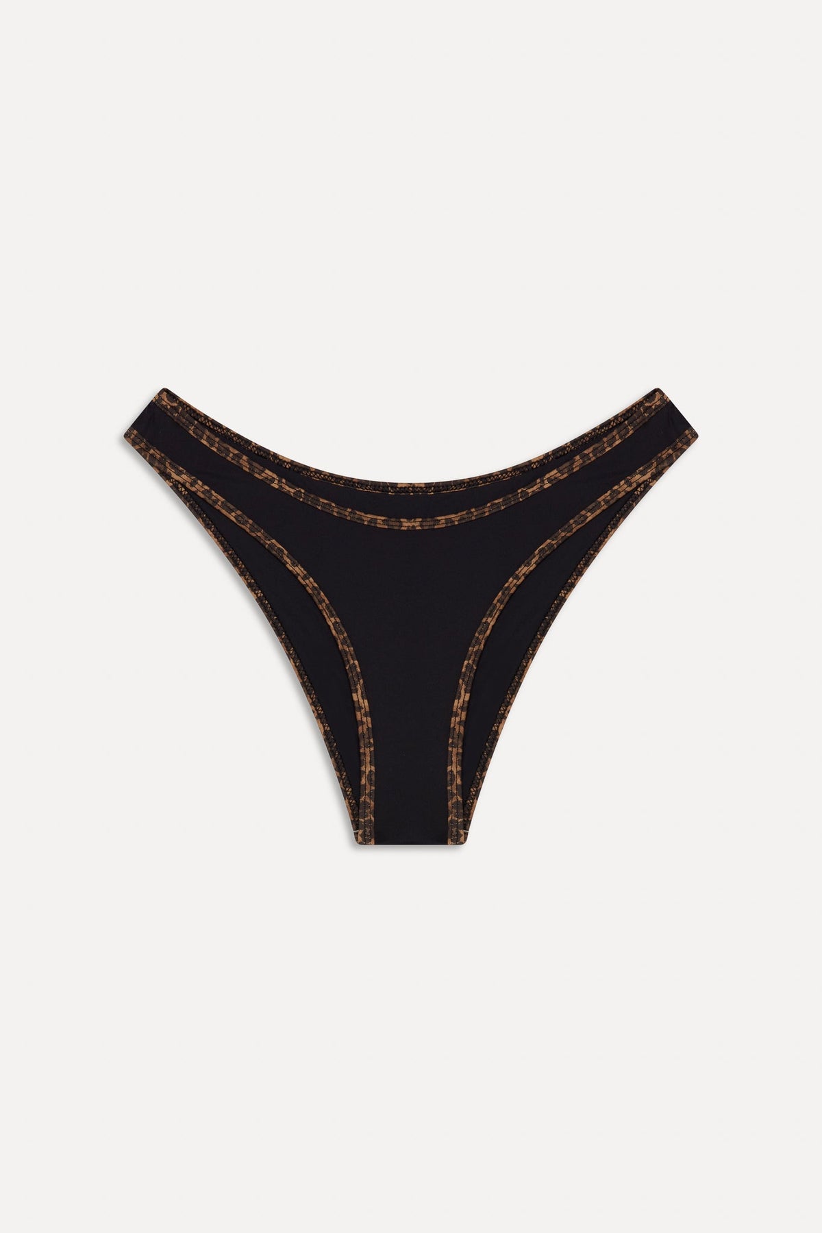 x BELLA HADID Dove Bikini Bottom - Lucky Leopard | Frankies Bikinis