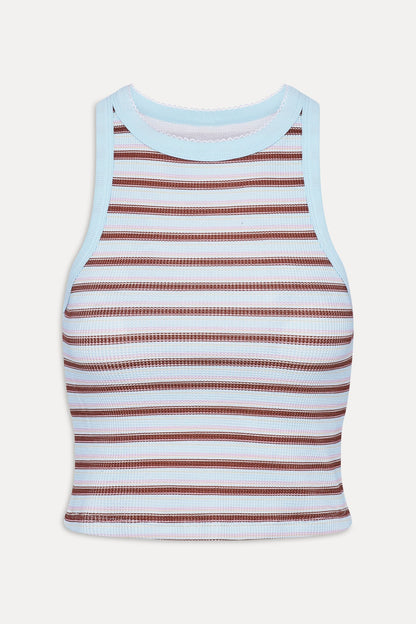 Emma Striped Tank Top - Verona Stripe | Frankies Bikinis