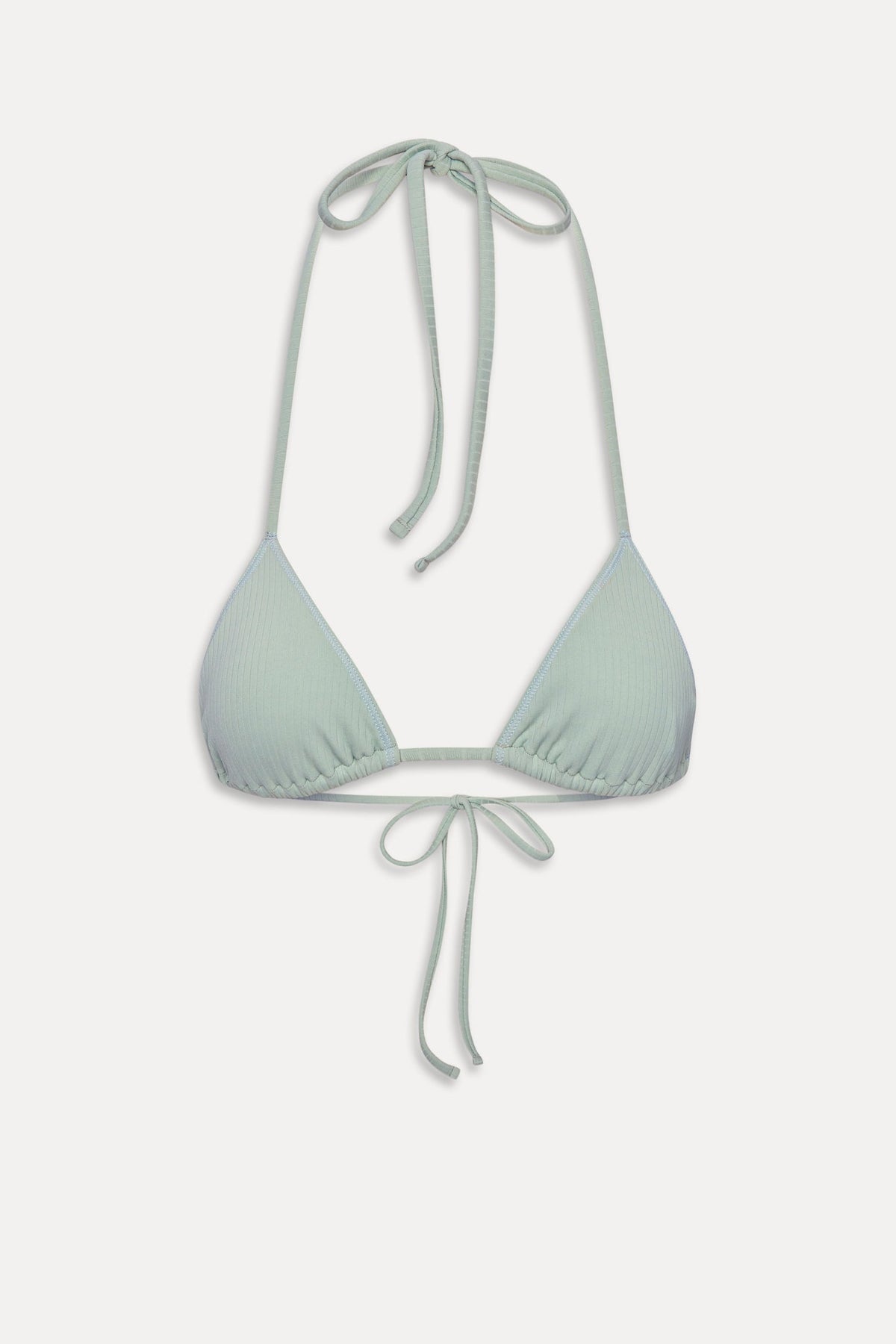 Nick Triangle Halter Bikini Top - Minty | Frankies Bikinis