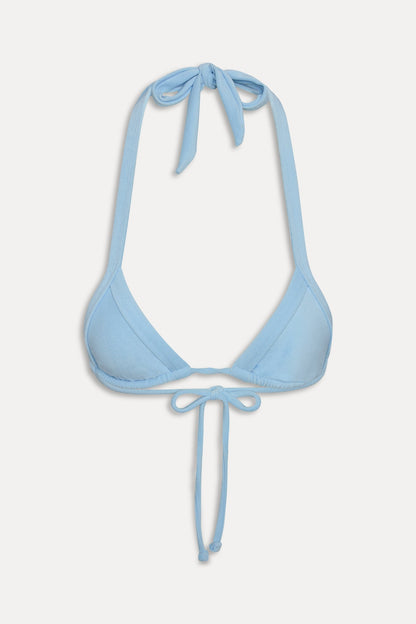 x JENNIE Taite Terry Bikini Top - Ocean Dip | Frankies Bikinis