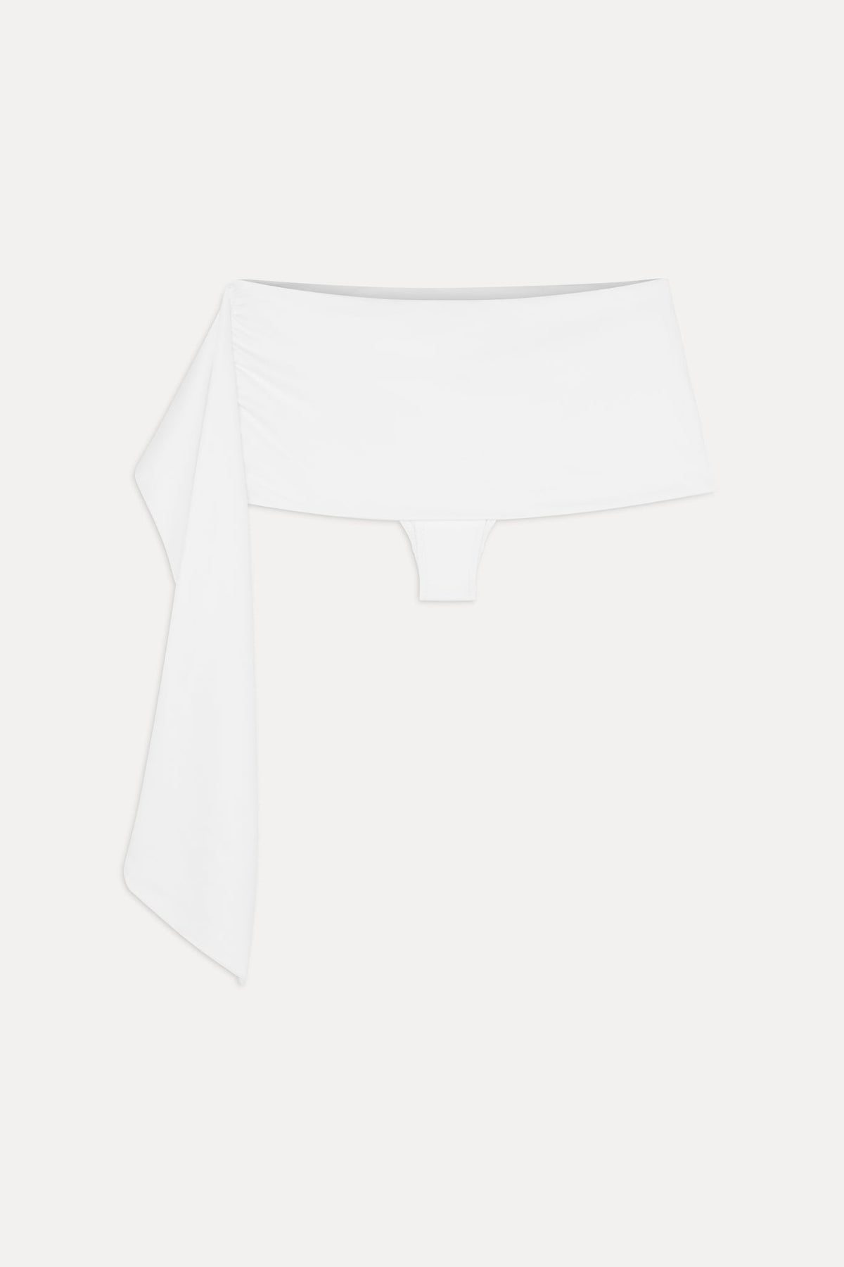 x JENNIE Nari Swim Skirt - Optic White | Frankies Bikinis