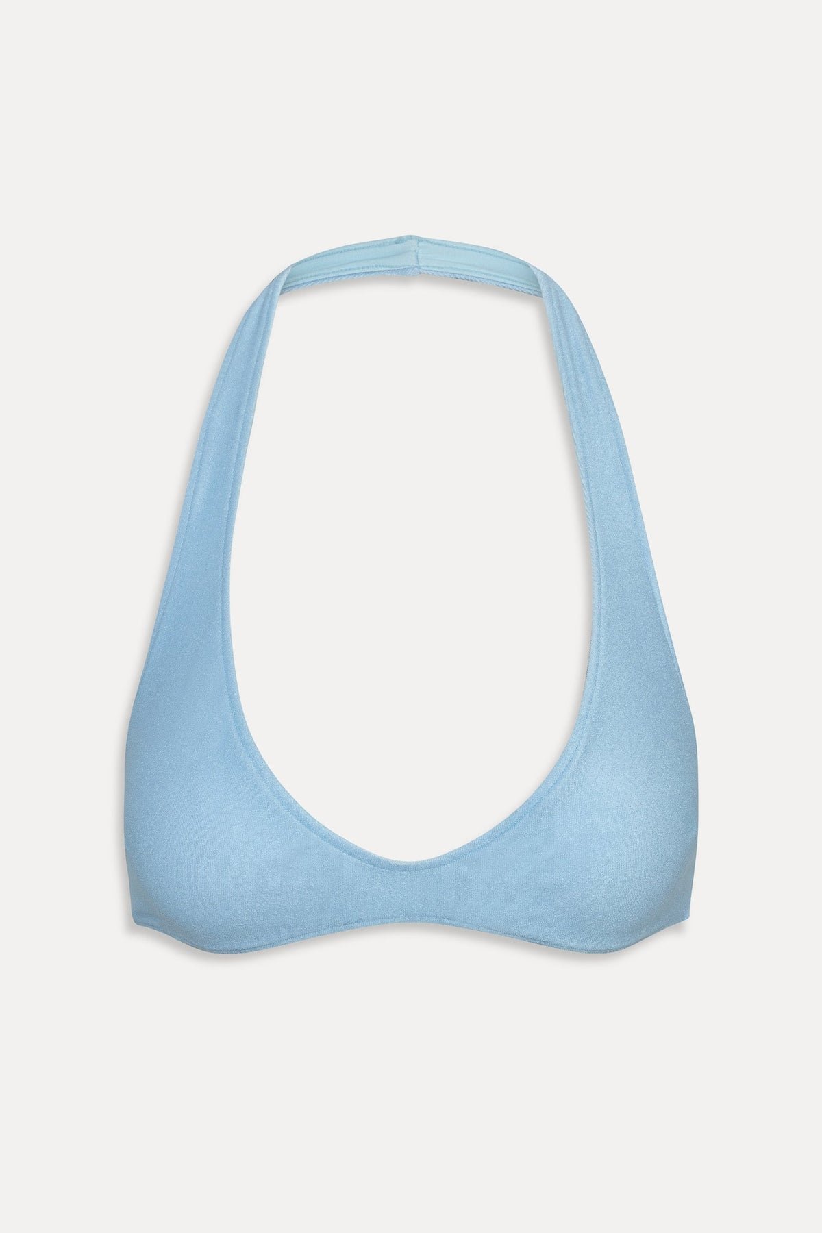 x JENNIE Malia Terry Bikini Top - Ocean Dip | Frankies Bikinis