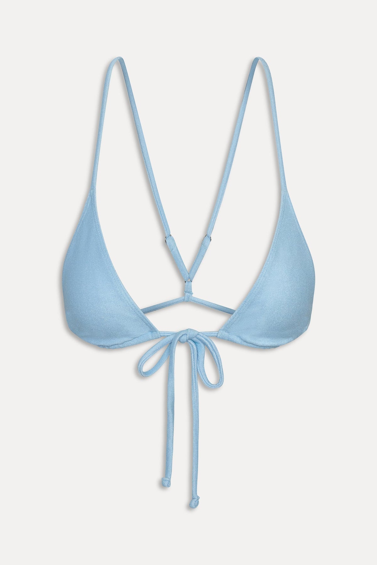 x JENNIE June Terry Bikini Top - Ocean Dip | Frankies Bikinis