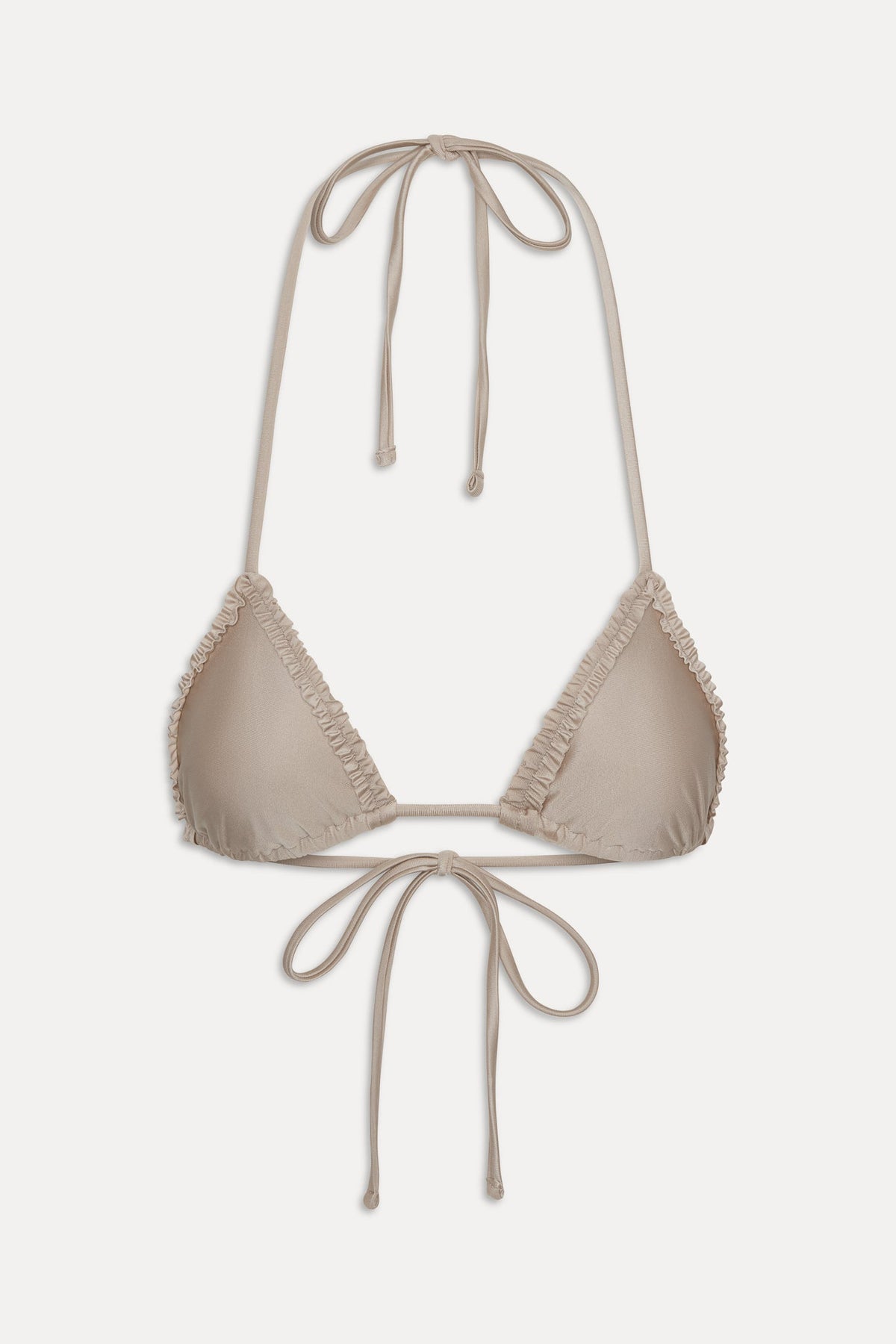 Nick Triangle Shine Bikini Top - Birthday Suit | Frankies Bikinis