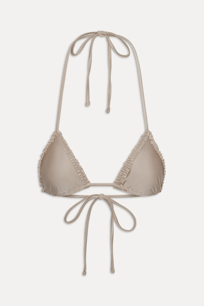 Nick Triangle Shine Bikini Top - Birthday Suit | Frankies Bikinis